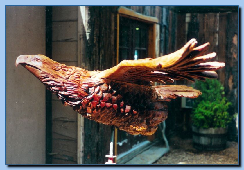 2-03 eagle with wings out, attached -archive